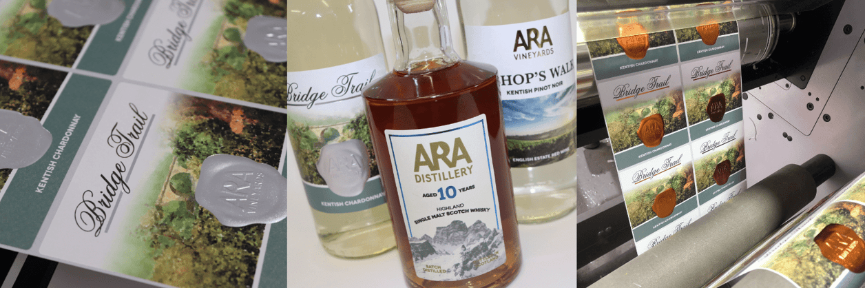 ARA distillery label