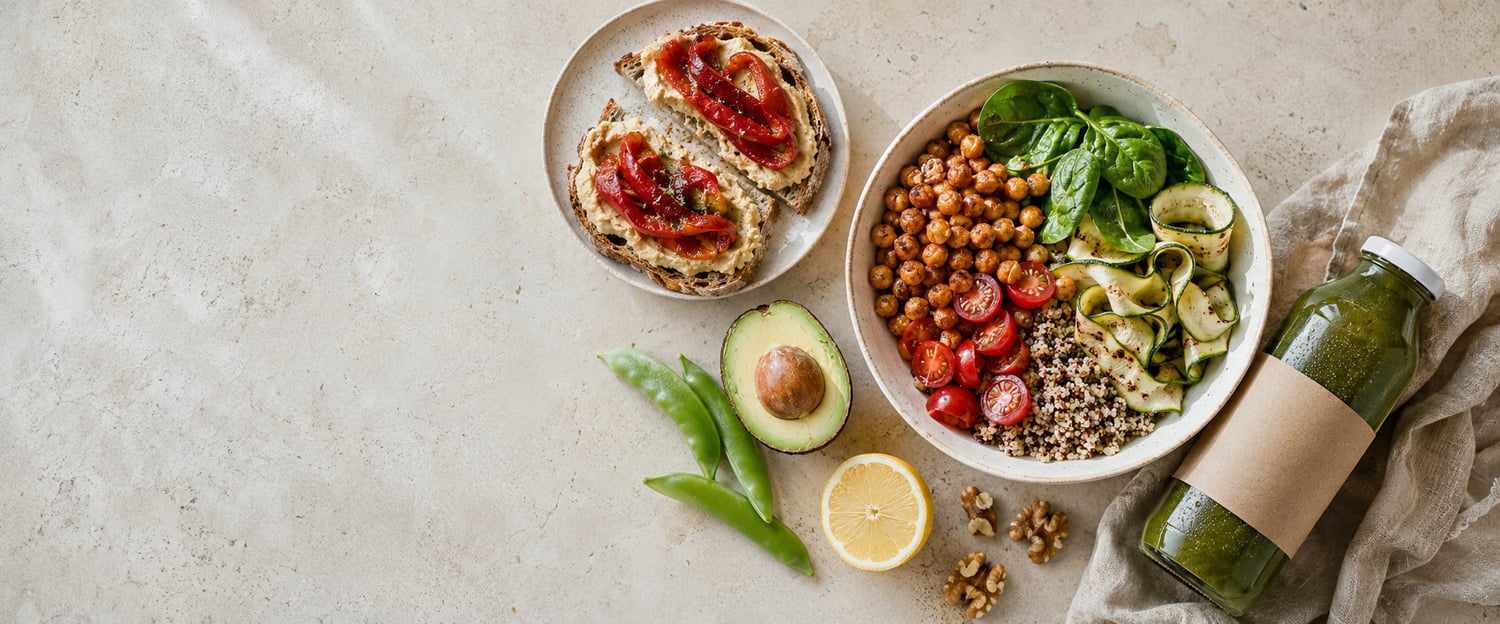 Vegan food_AI generated